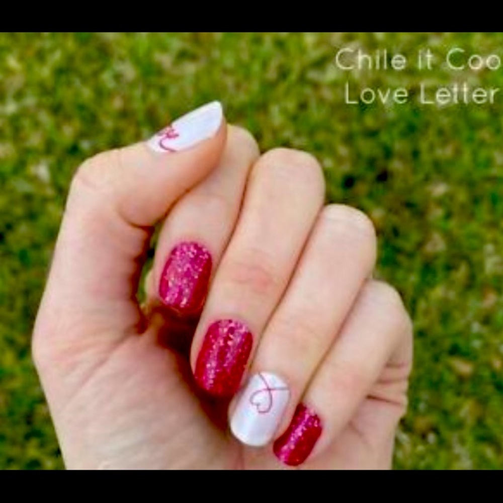 Color Street Set Love Letter and Chile It Cool.